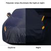 5 Layer Outdoor Car Cover Cotton Lining Breathable Waterproof Weather Protector for 186" to 193" Sedan and SUV