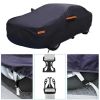 5 Layer Outdoor Car Cover Cotton Lining Breathable Waterproof Weather Protector for 186" to 193" Sedan and SUV