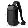 Anti Theft Sling Bag Waterproof Chest Bag Crossbody Backpack w USB Charge Port